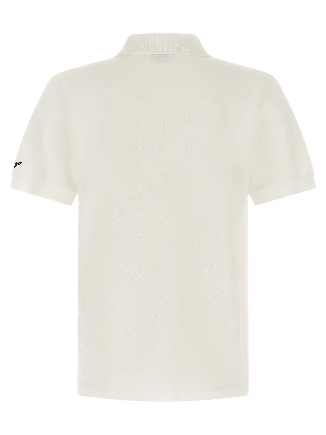 Kenzo White Cotton Polo Shirt