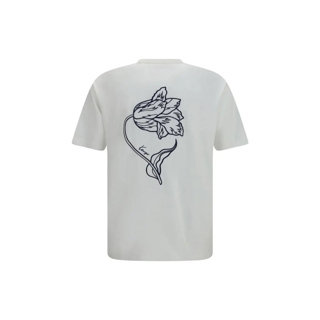 Kenzo White Cotton T-Shirt