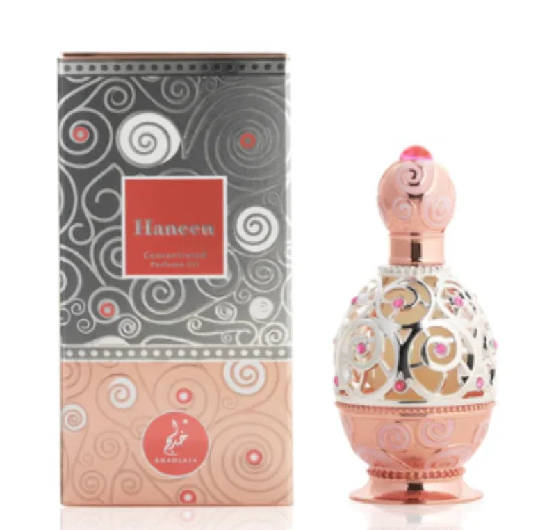 Enchanting Khadlaj Haneen Rose Gold Concentrated Perfume Oil Unisex Fragrance