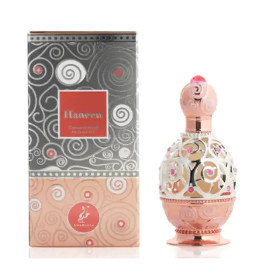 Indulge in Haneen Rose Concentrated Perfume for a Luxurious Scent Unisex Fragrance Khadlaj