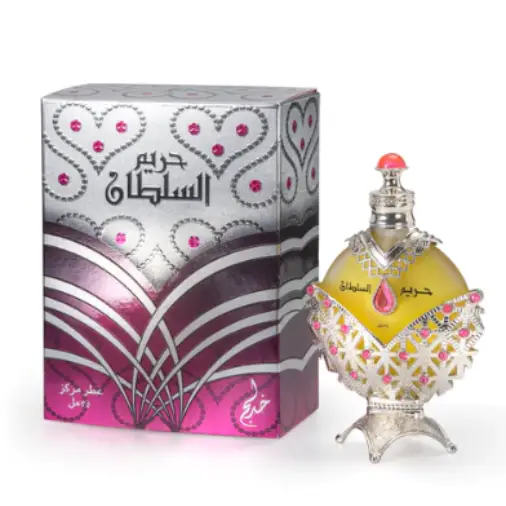 Experience Luxurious Hareem Al Sultan Silver Concentrated Perfume Oil Unisex Fragrance Khadlaj