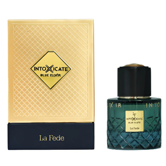 Khadlaj Intoxicate Blue Elixir Eau Mesmerizing Fresh Warm Depth Men’s Cologne