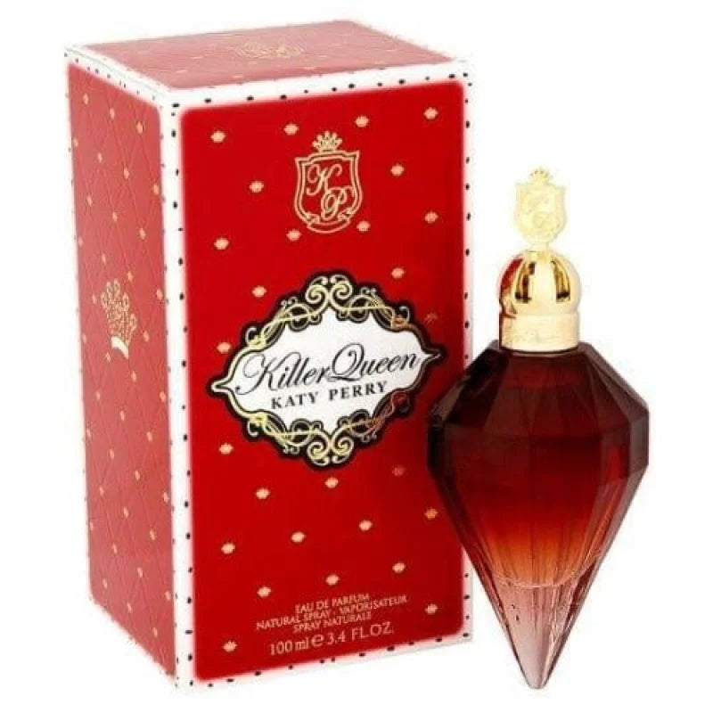 Killer Queen Eau Dark Plum Burst with Cashmere Wood Warmth Women’s Perfume Katy Perry