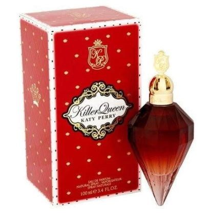 Killer Queen Eau Dark Plum Burst with Cashmere Wood Warmth Women’s Perfume Katy Perry