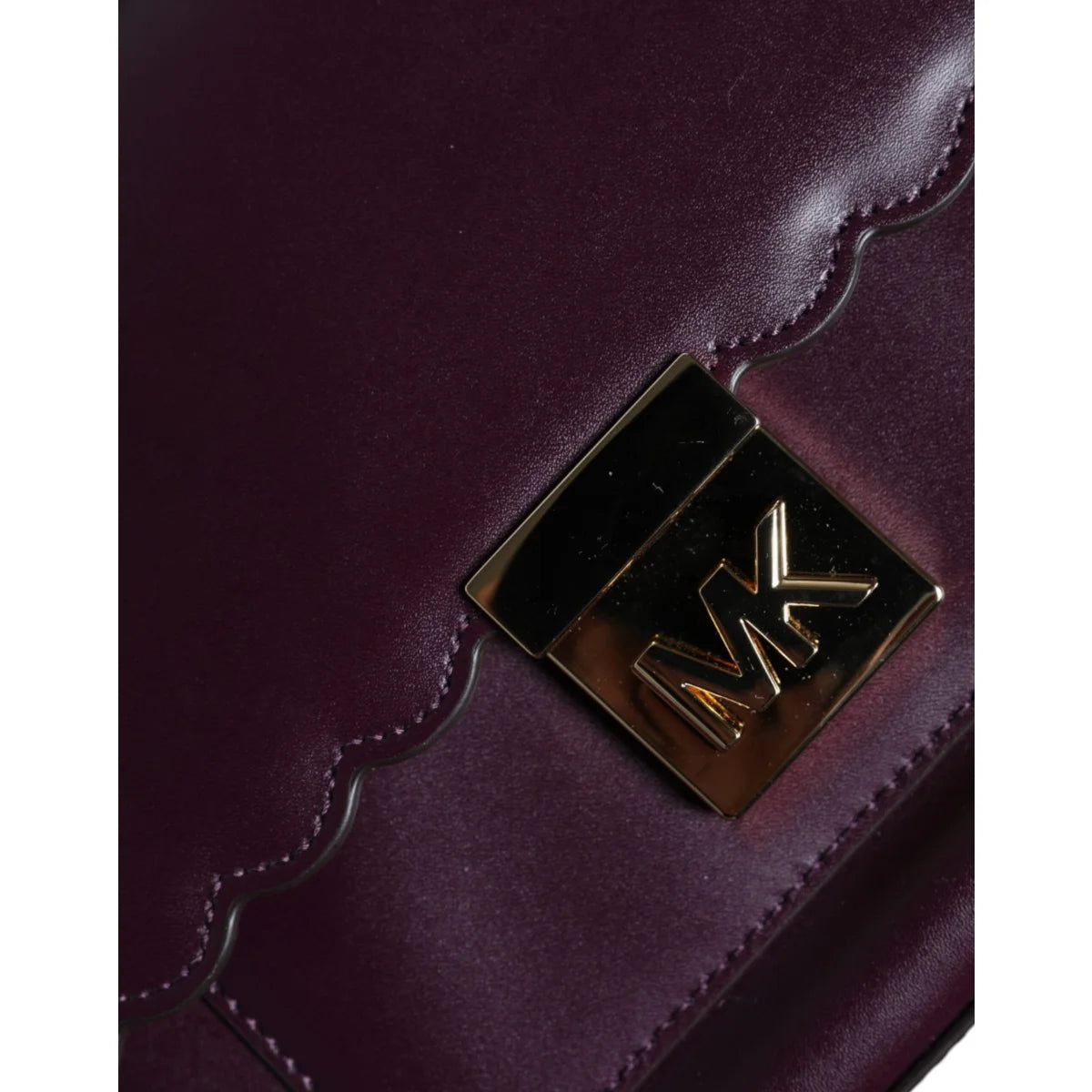 Kors Mindy Satchel Bag with Gold Hardware Authentic Leather Michael