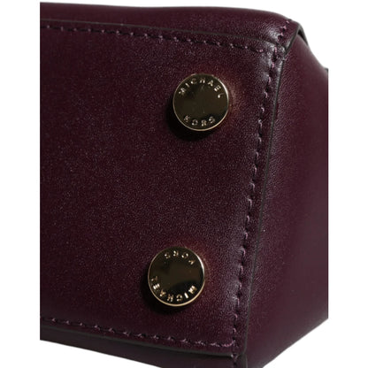 Kors Mindy Satchel Bag with Gold Hardware Authentic Leather Michael