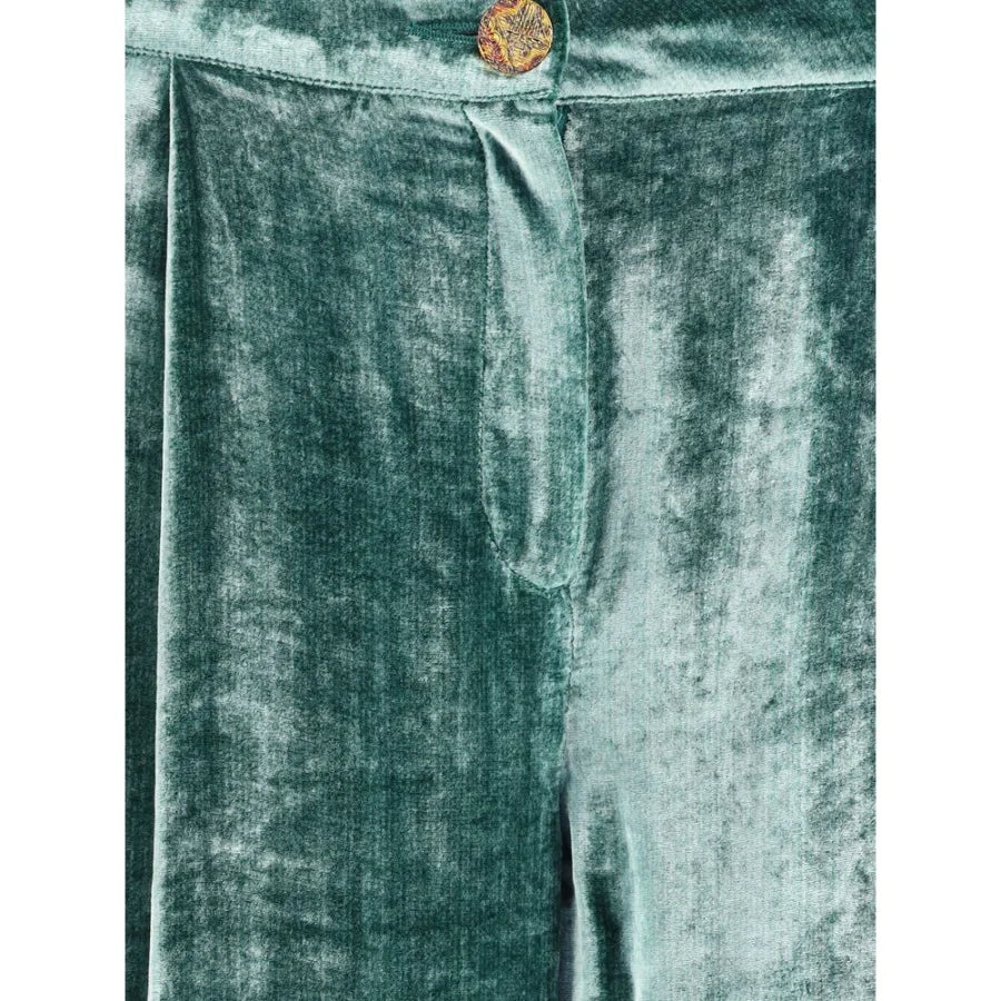 Kristina Ti Bicolor Cotton Casual Pants