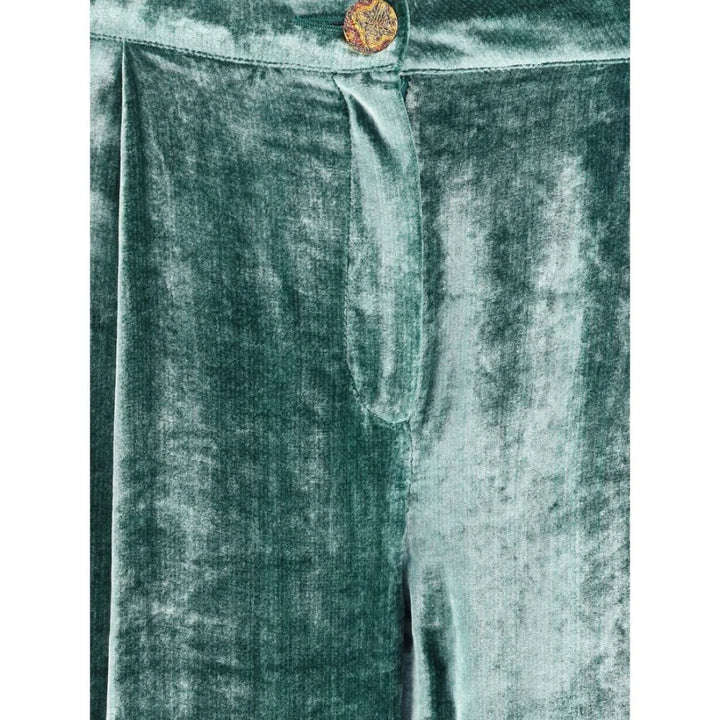 Kristina Ti Bicolor Cotton Casual Pants