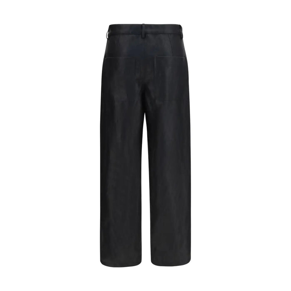 Kristina Ti Black Polyester Casual Pants