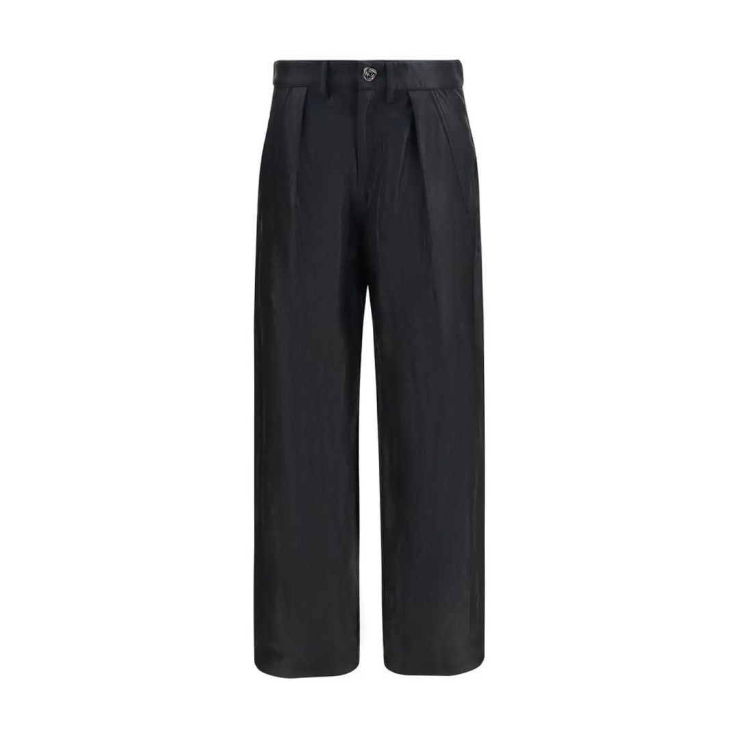 Kristina Ti Black Polyester Casual Pants