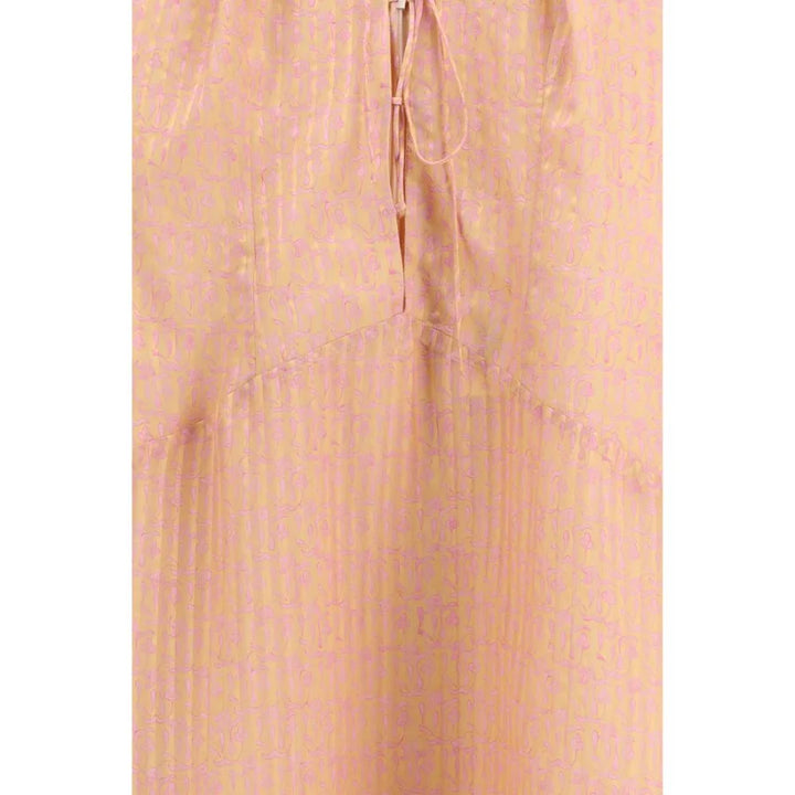 Kristina Ti Multicolor Silk Casual Dress