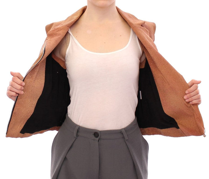 La Maison du Couturier Vests - Brown Leather Jacket Vest