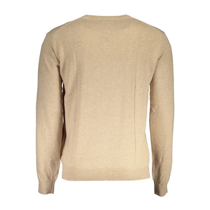 La Martina Beige Lyocell Men’s Sweater