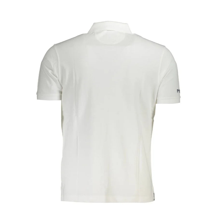 La Martina Bianco Cotton Men Polo