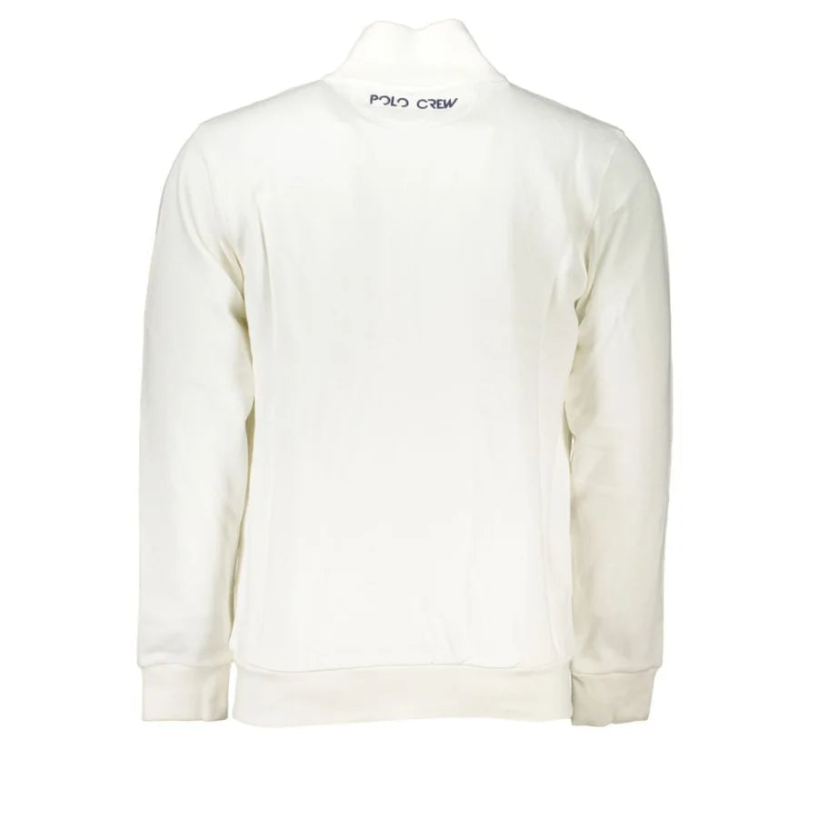 La Martina Bianco Cotton Men Sweatshirt