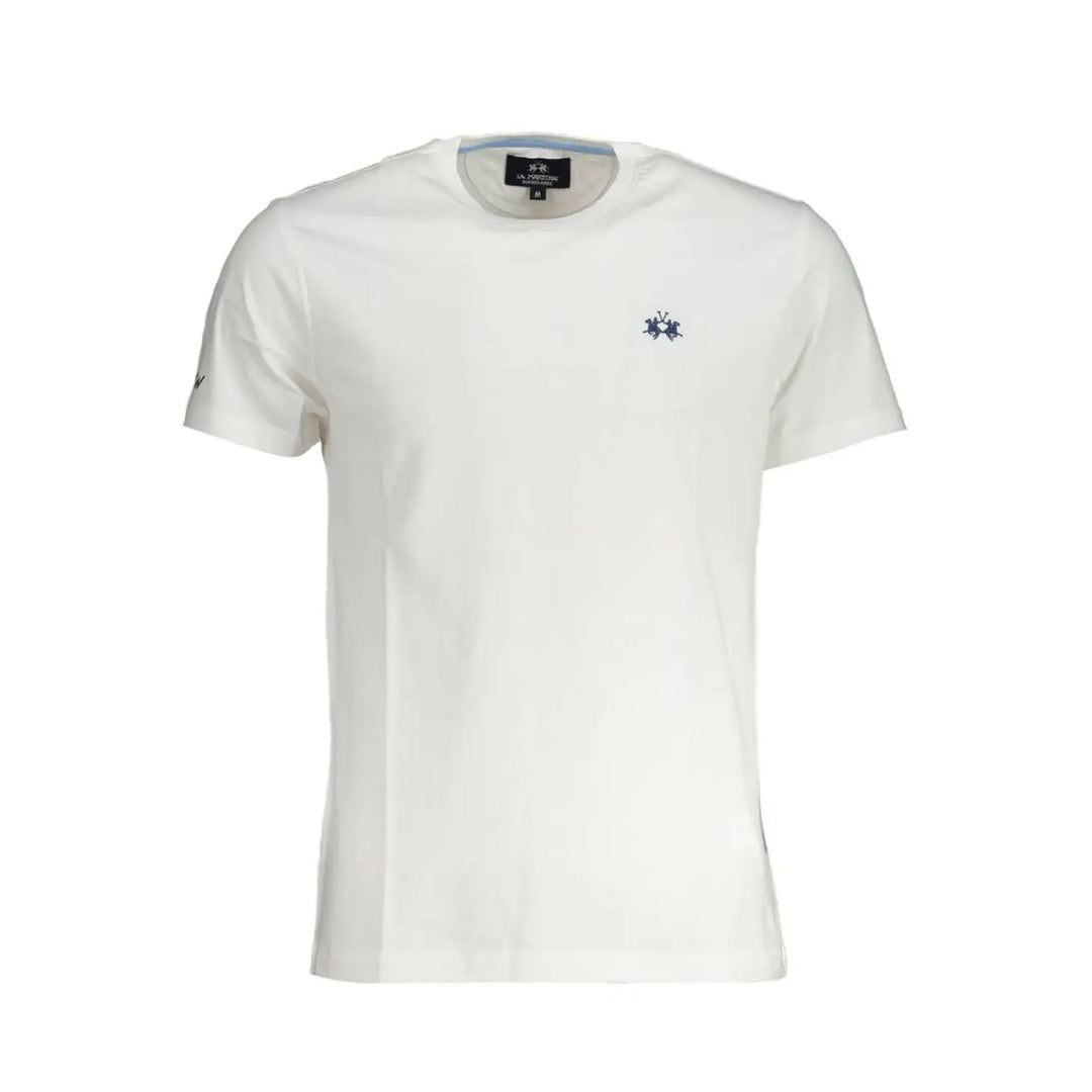 La Martina Bianco Cotton Men T-shirt