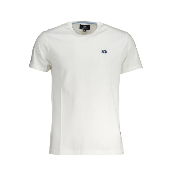 La Martina Bianco Cotton Men T-shirt
