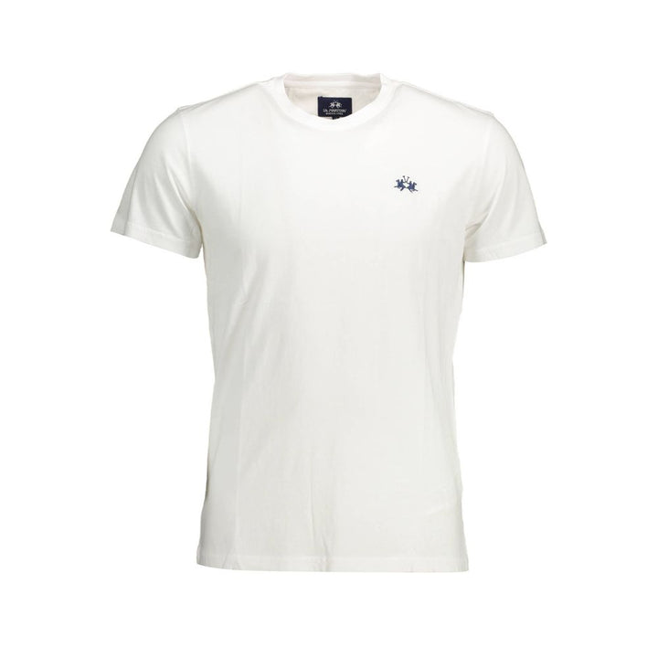 La Martina Bianco Cotton Men T-shirt