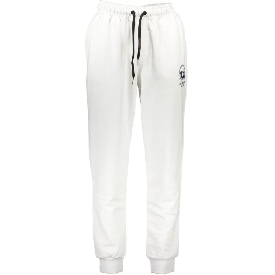 La Martina Bianco Cotton Men’s Sweatpant