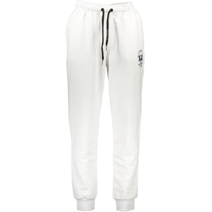 La Martina Bianco Cotton Men’s Sweatpant