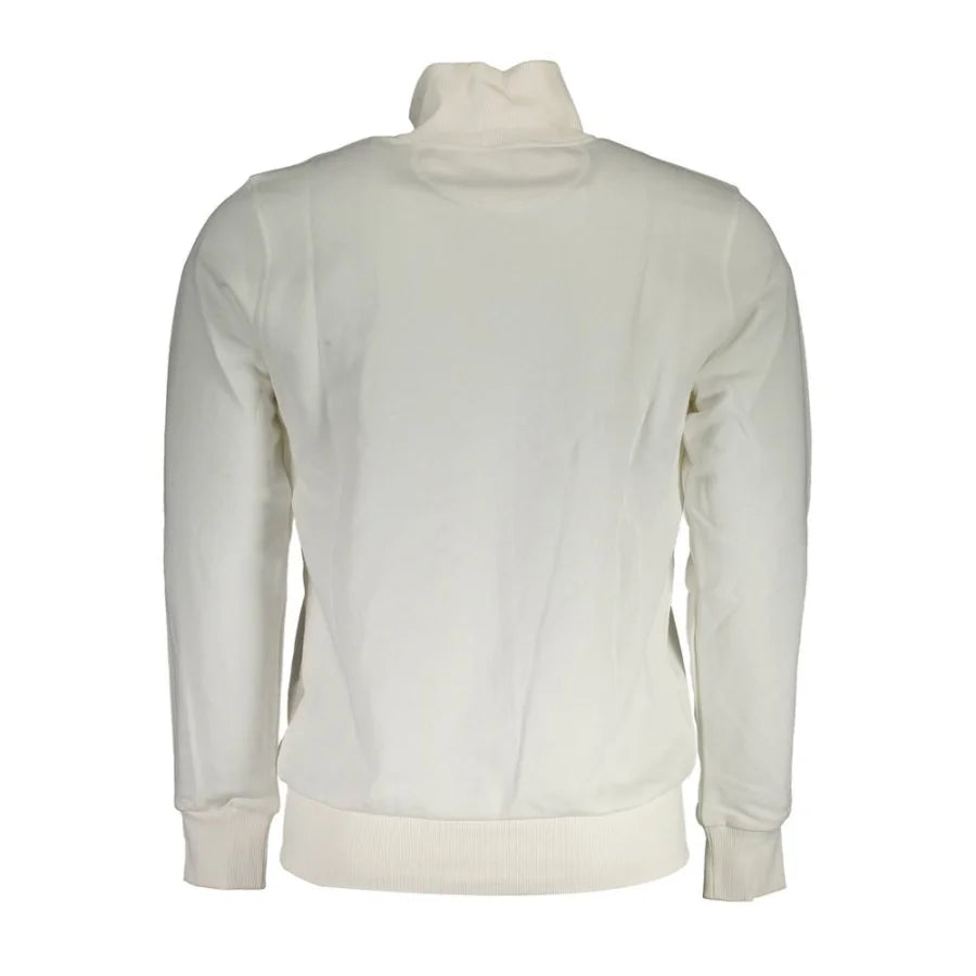 La Martina Bianco Cotton Mens Sweatshirt