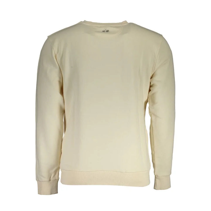 La Martina Bianco Cotton Mens Sweatshirt