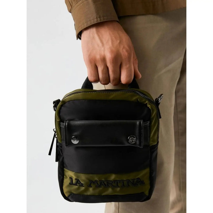 Men’s La Martina Bicolor Nylon Crossbody Bag