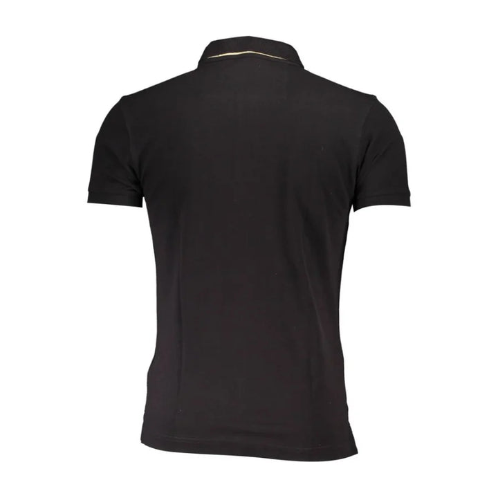 La Martina Black Cotton Men’s Polo Shirt