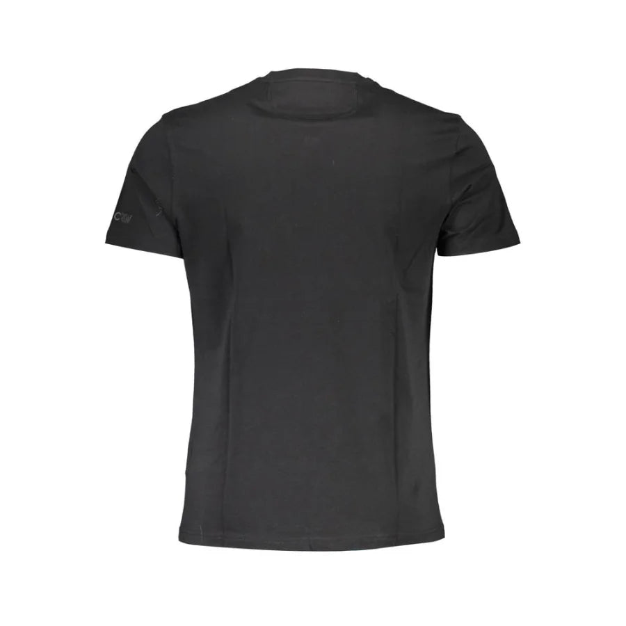 La Martina Black Cotton Men’s T-Shirt