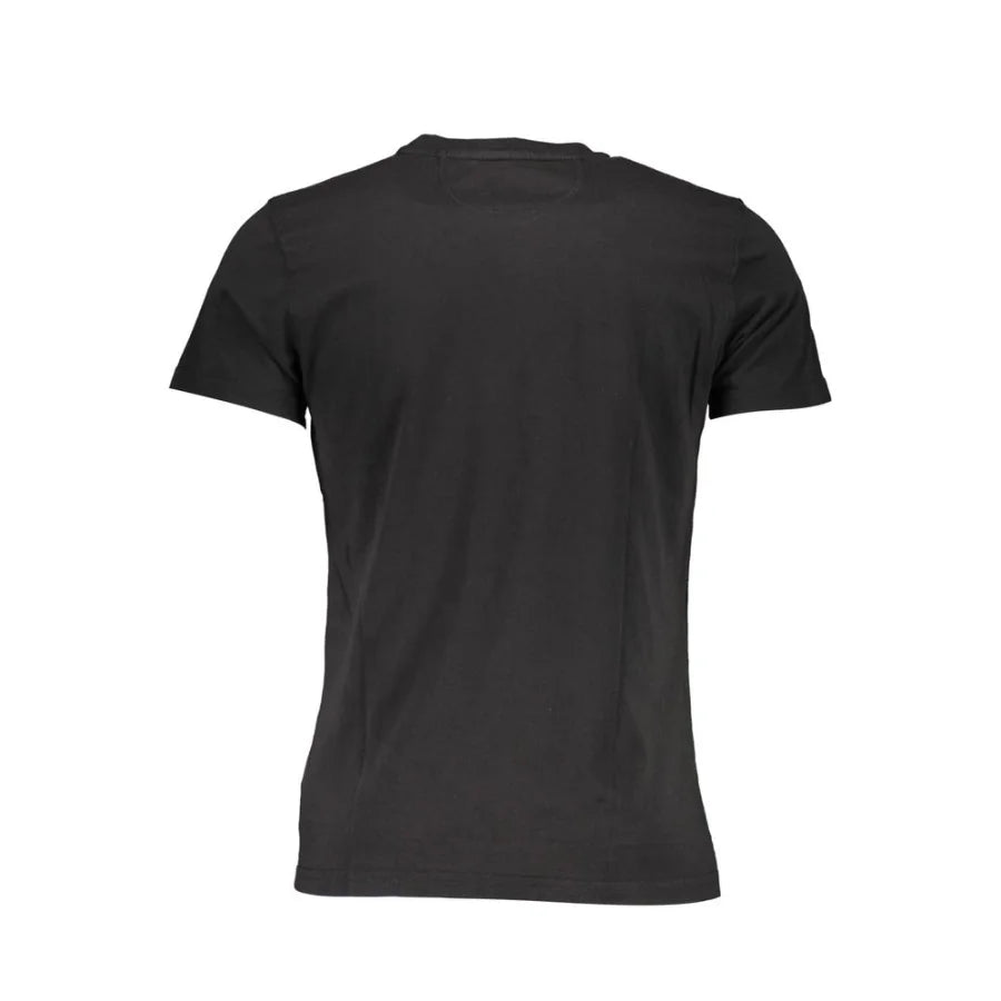 La Martina Black Cotton Men’s T-Shirt