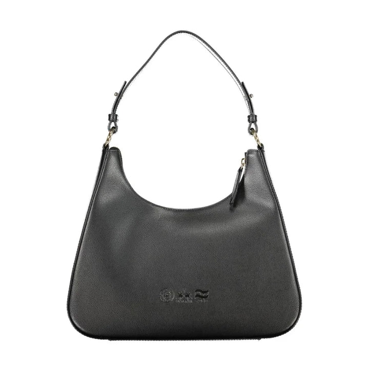 La Martina Black Leather Women’s Shoulder Bag