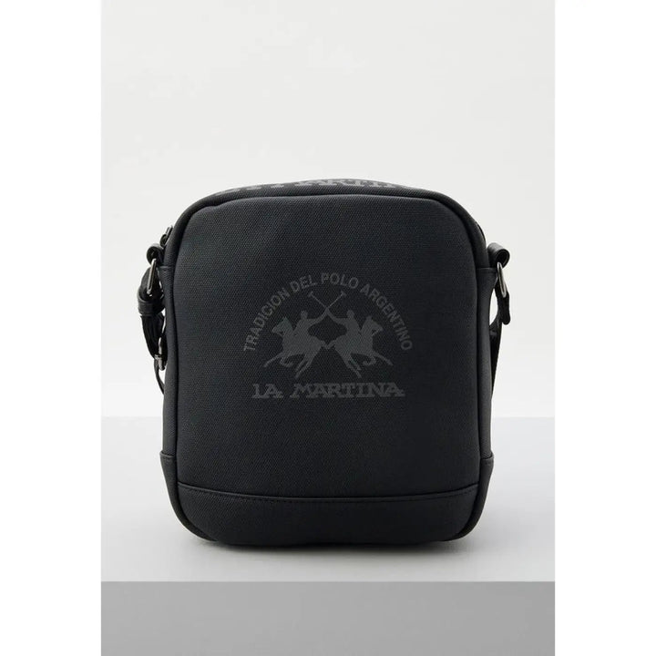 Men’s La Martina Black Polyethylene Crossbody Bag
