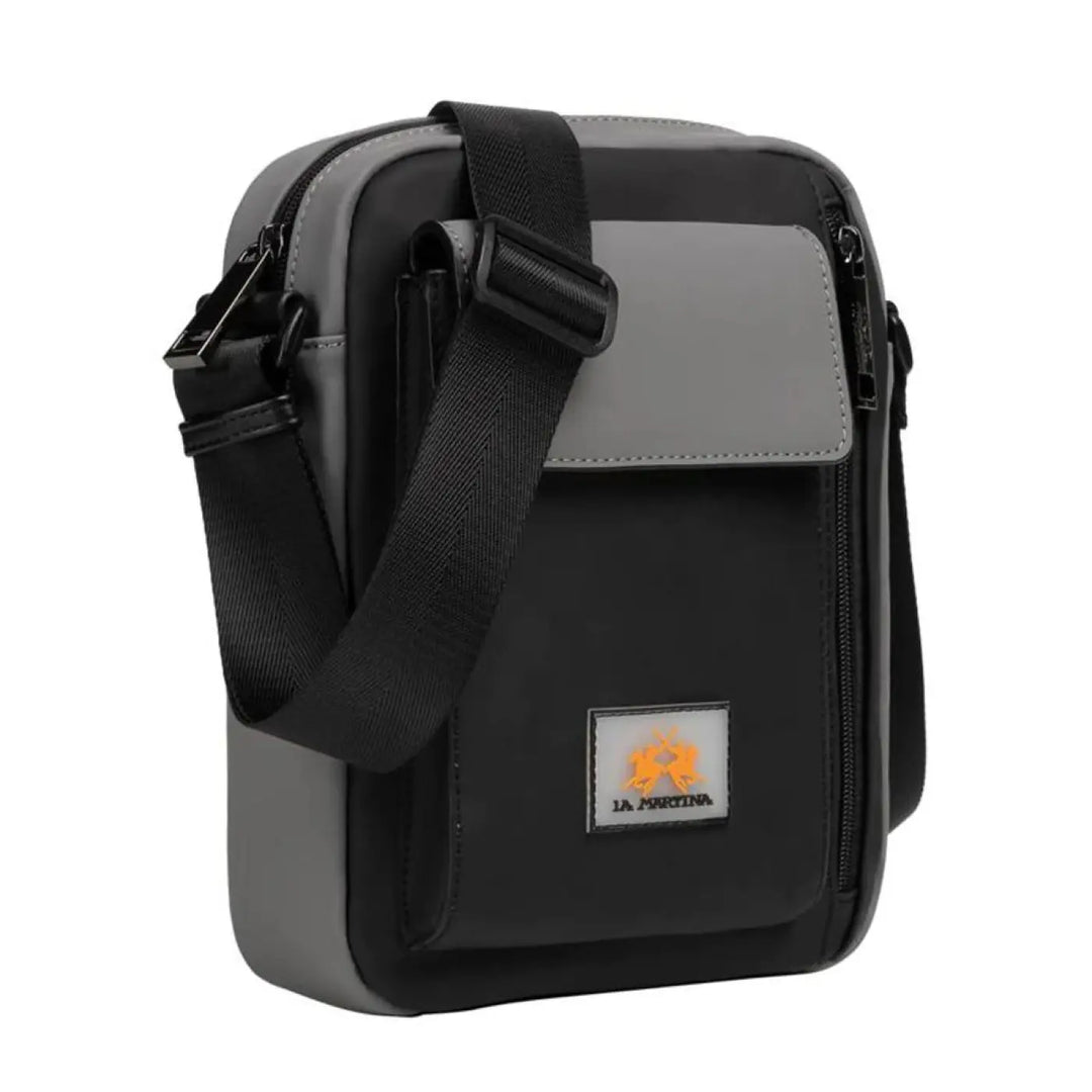 Men’s La Martina Black Polyethylene Crossbody Bag