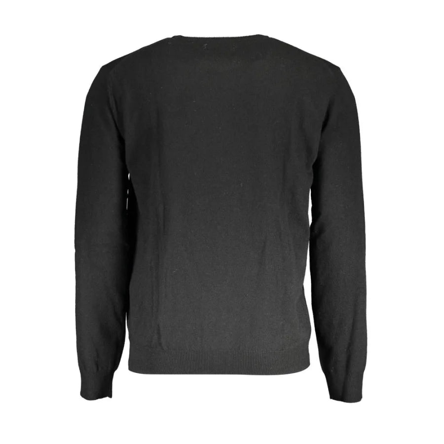 La Martina Black Wool Men’s Sweater