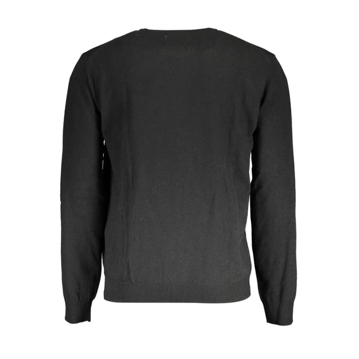 La Martina Black Wool Men’s Sweater