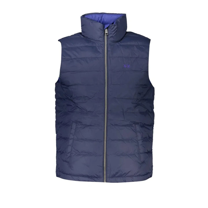La Martina Blu Poliammide Men Vest