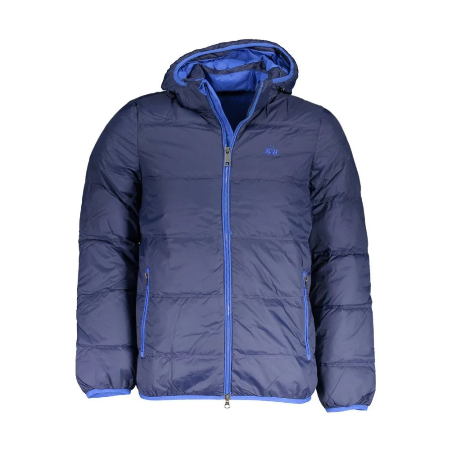 La Martina Blu Polyamide Men’s Jacket