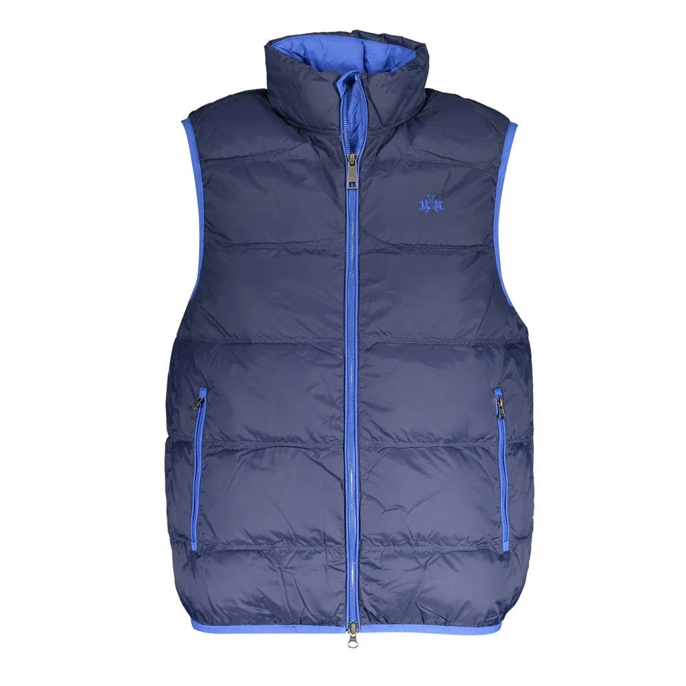 La Martina Blu Polyamide Men’s Vest