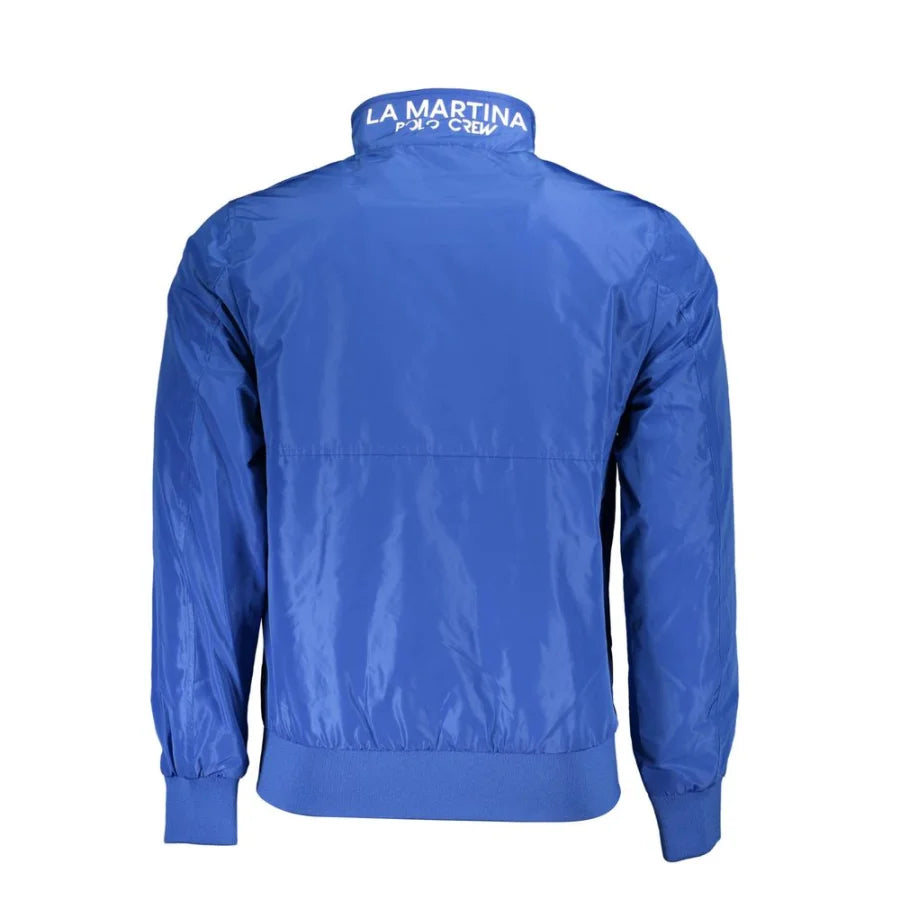 La Martina Blu Polyester Men’s Jacket