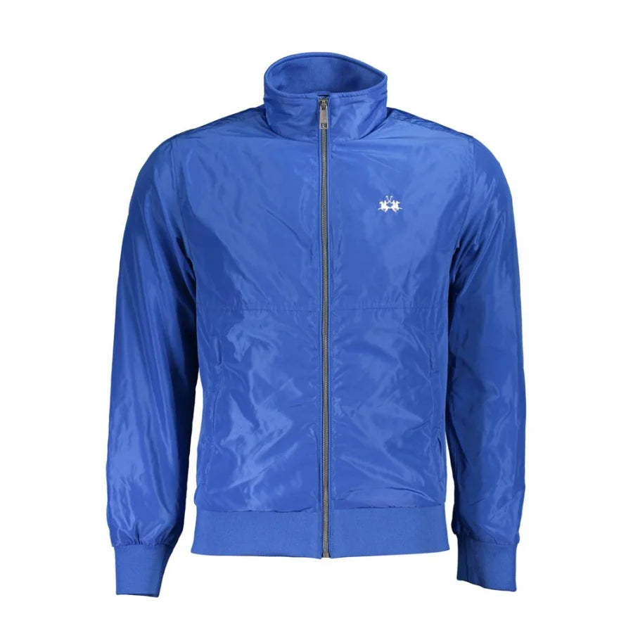 La Martina Blu Polyester Men’s Jacket