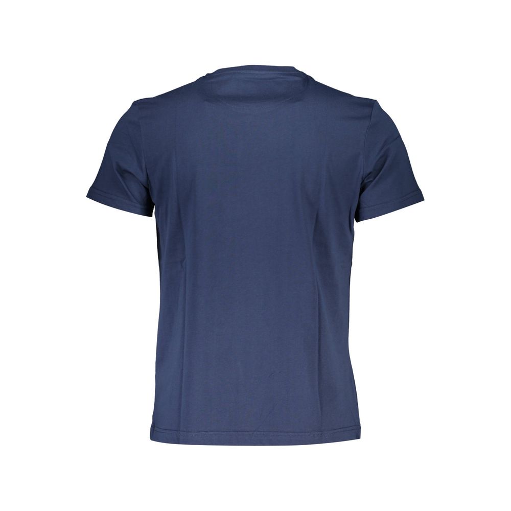 La Martina Blue Cotton Men T-shirt