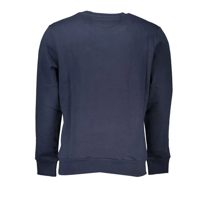 La Martina Blue Cotton Men’s Sweatshirt