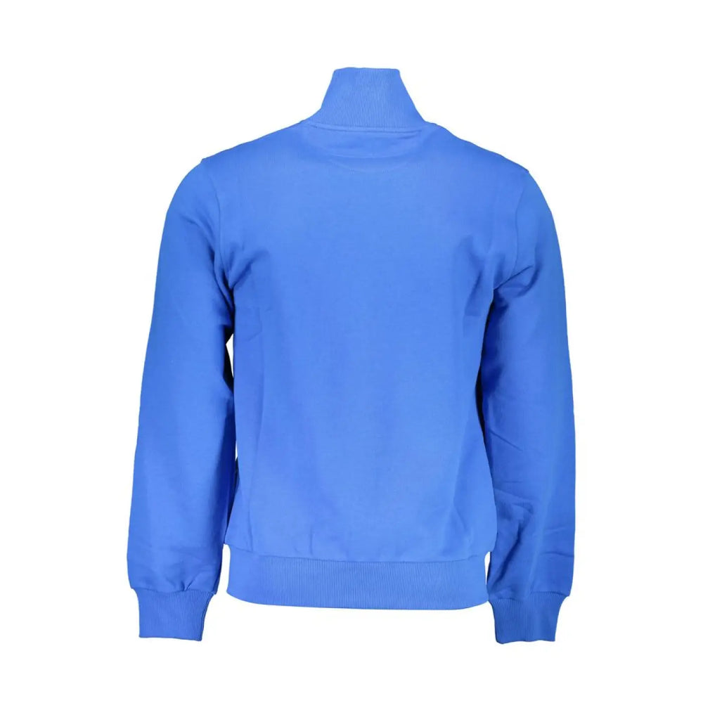 La Martina Blue Cotton Men’s Sweatshirt