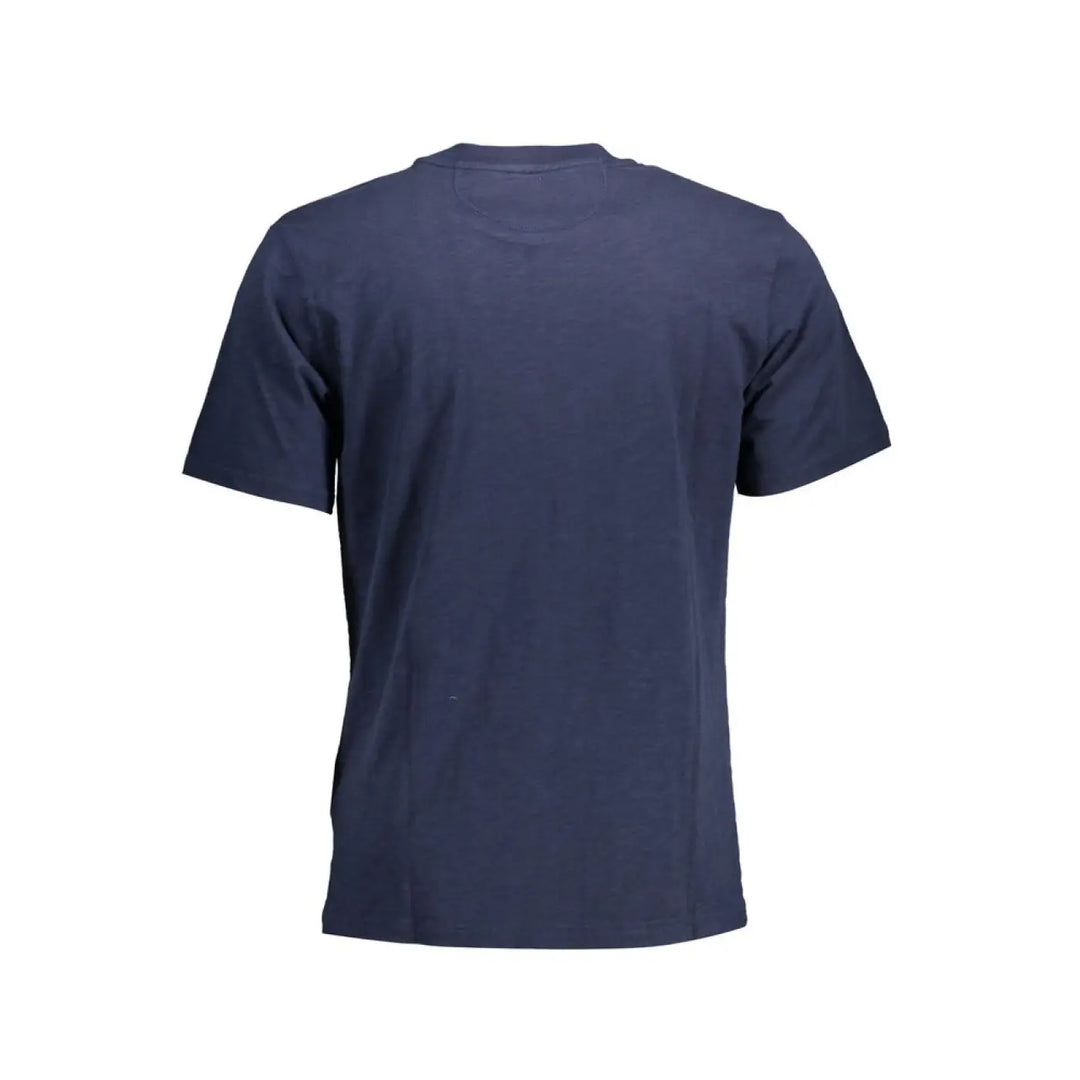 La Martina Blue Cotton Men’s T-shirt