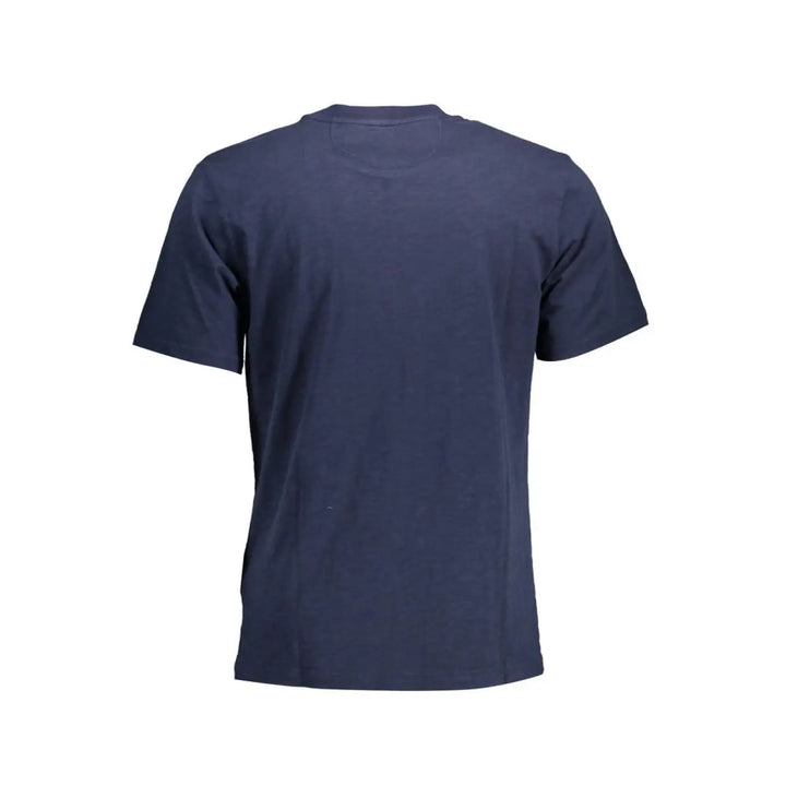 La Martina Blue Cotton Men’s T-shirt