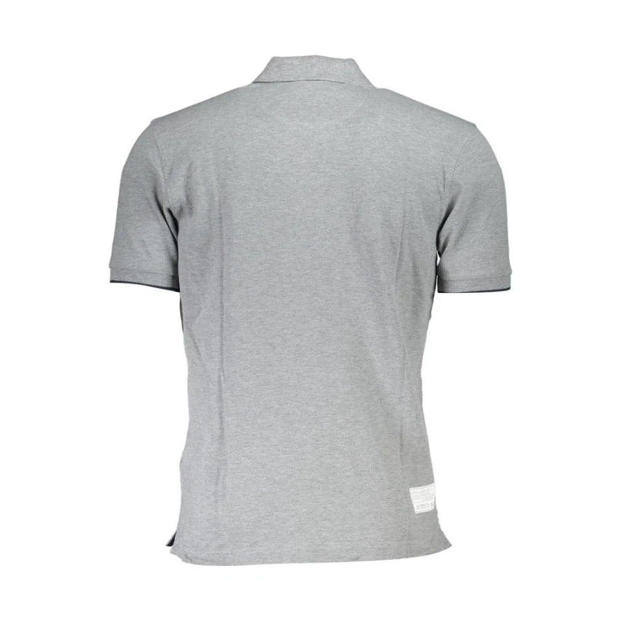 La Martina Grigio Cotton Men Polo