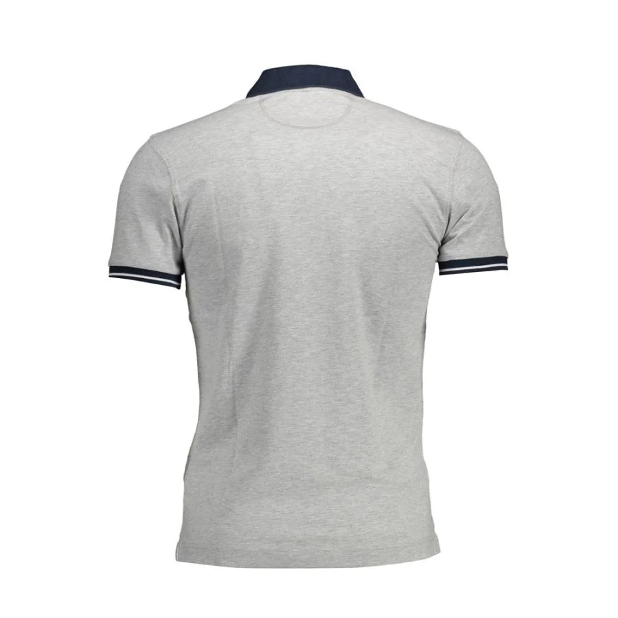 La Martina Grigio Cotton Men Polo