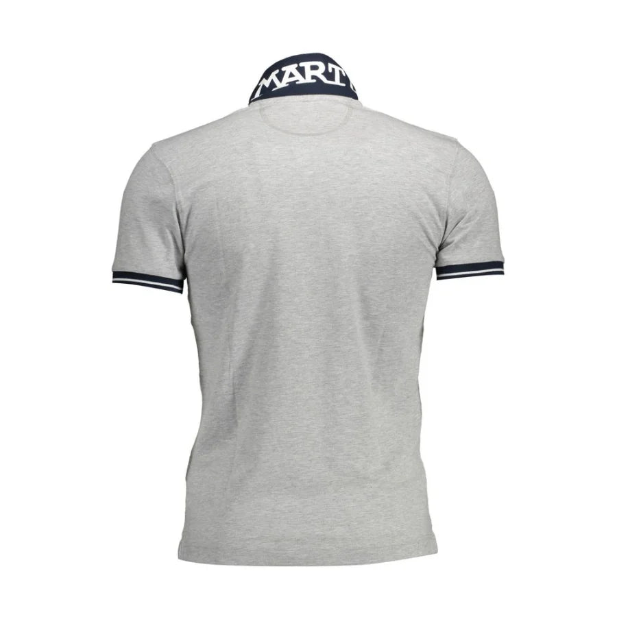 La Martina Grigio Cotton Men Polo