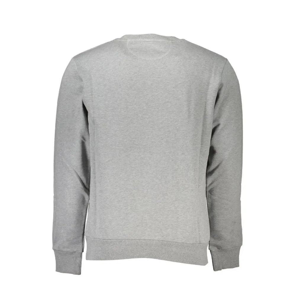 La Martina Grigio Cotton Men Sweatshirt