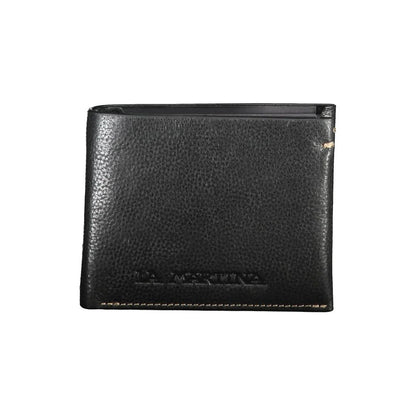 La Martina Nero Pelle Mens Wallet